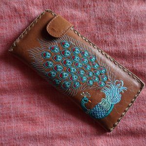 PEACOCK Vegan Leather Wallet
